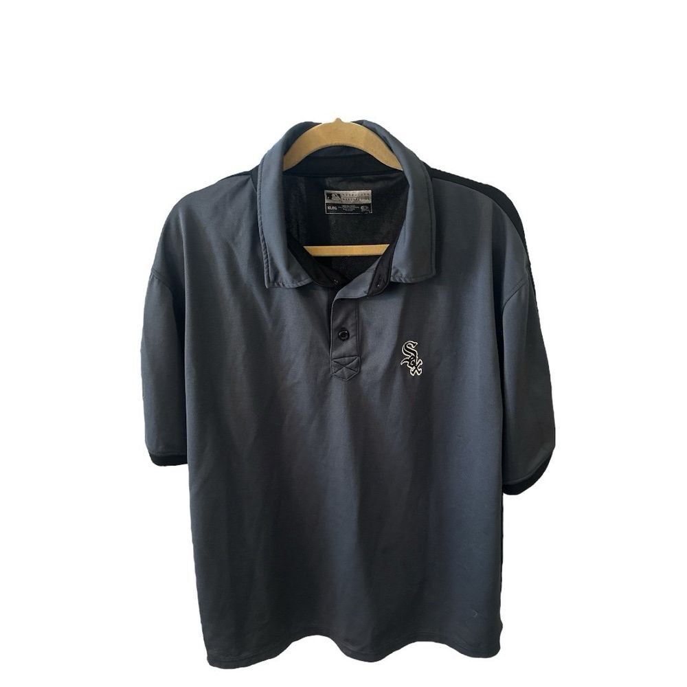 MLB Authentic Chicago‎ White Sox Polo Shirt Performance Gray XL